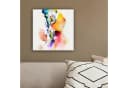 OneMillionCanvasses Leinwandbild Aquarell Regenbogen Bunt Bild 4