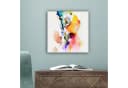 OneMillionCanvasses Leinwandbild Aquarell Regenbogen Bunt Bild 5