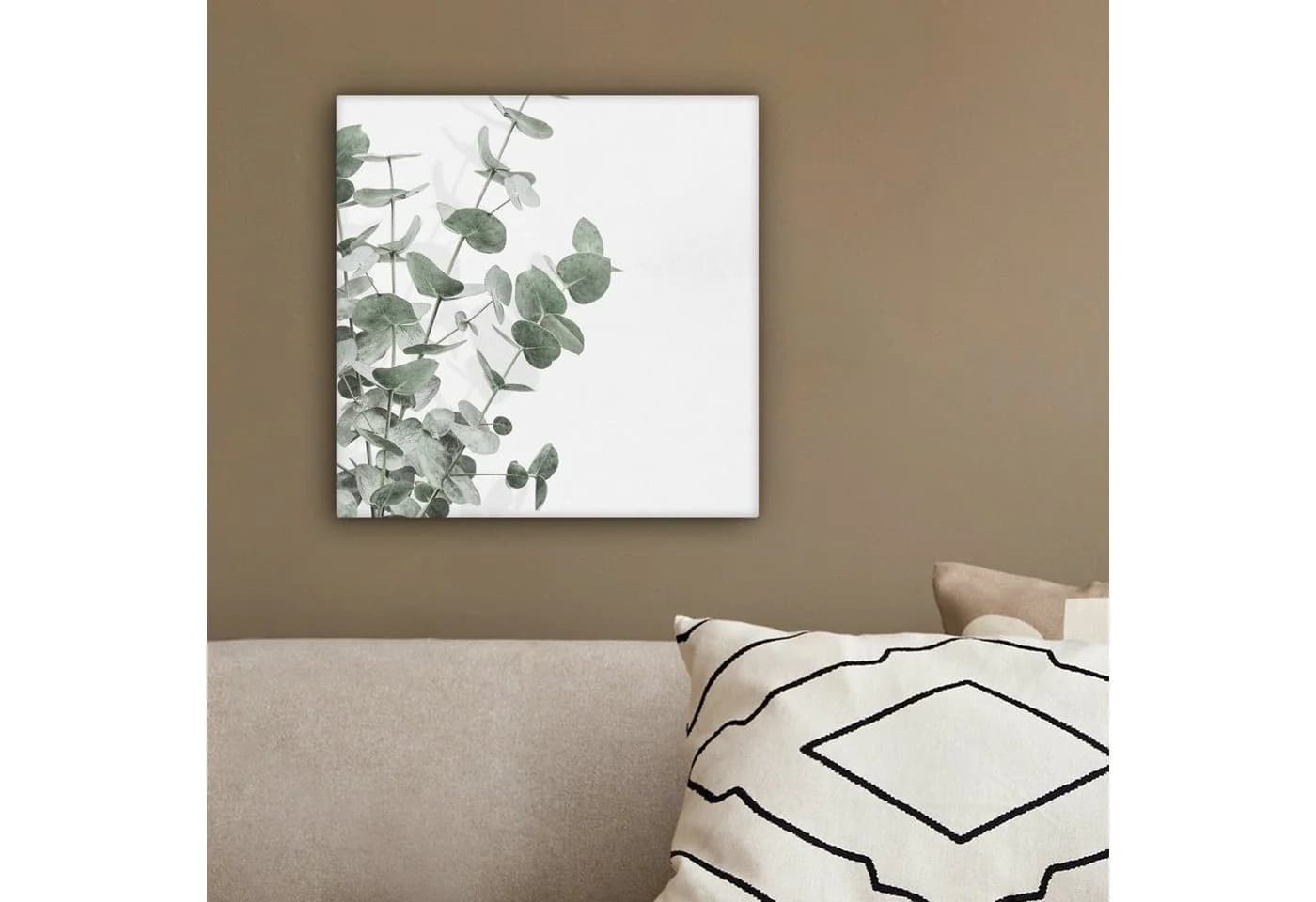 OneMillionCanvasses® Leinwandbild Eukalyptus Grün 20x20 cm - Bild 4