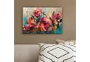 OneMillionCanvasses® Leinwandbild Rosa Rosen Natur Bild 4