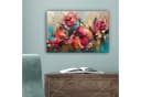 OneMillionCanvasses® Leinwandbild Rosa Rosen Natur Bild 5