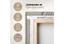 OneMillionCanvasses® Leinwandbild Abstrakt Weiß Linien Bild 3