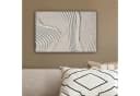 OneMillionCanvasses® Leinwandbild Abstrakt Weiß Linien Bild 4