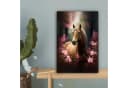 OneMillionCanvasses® Leinwandbild Pferd - Blumen - Rosa - Natur - Wald Bild 5