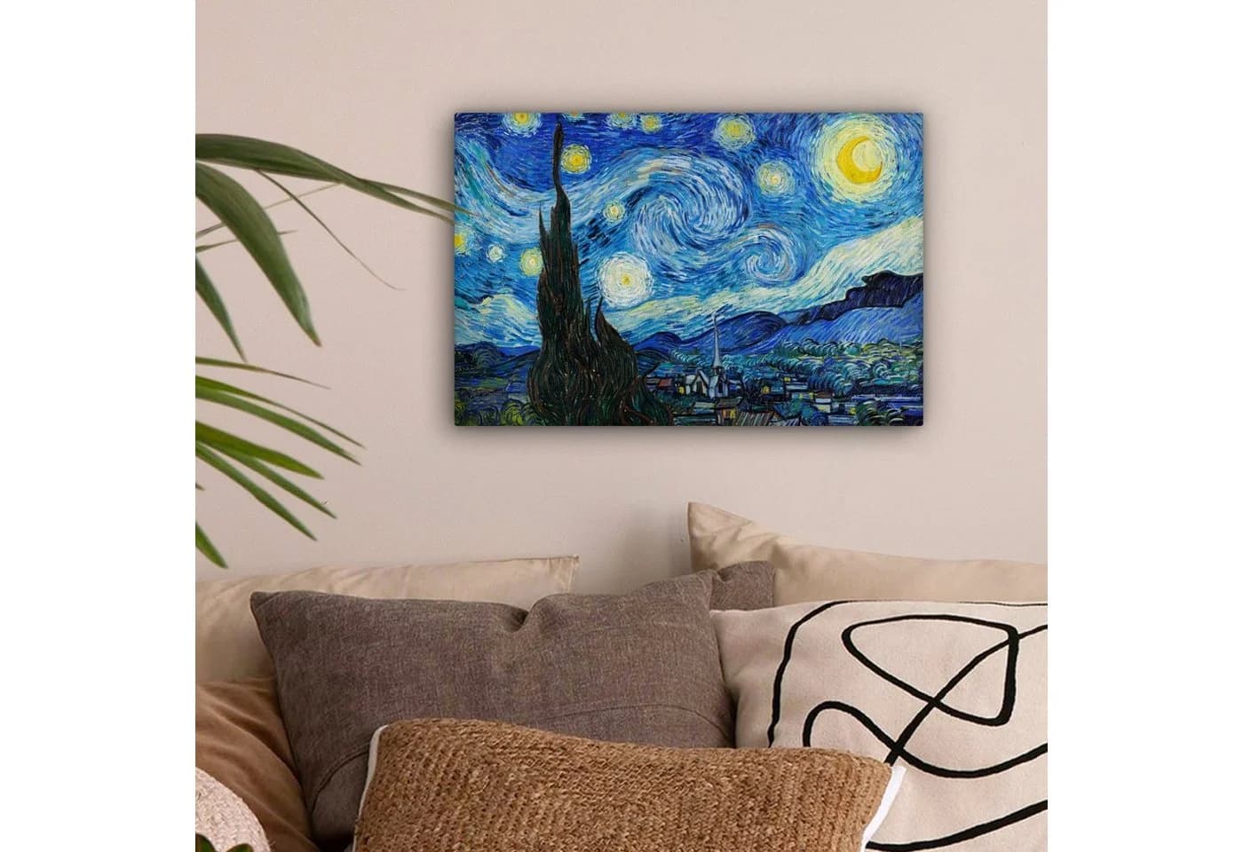 OneMillionCanvasses® Leinwandbild Die Sternennacht - Vincent van Gogh