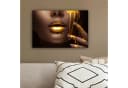 OneMillionCanvasses® Leinwandbild Gold Frau Wanddekoration Bild 4