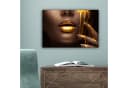 OneMillionCanvasses® Leinwandbild Gold Frau Wanddekoration Bild 5