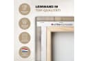OneMillionCanvasses® Leinwandbild Abstrakt Grau Schwarz Weiss Bild 3
