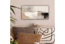 OneMillionCanvasses® Leinwandbild Panorama Abstrakt - Kunst - Grau Bild 1