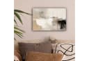 OneMillionCanvasses® Leinwandbild Abstrakt - Kunst - Grau, Fotodruck 30x20 cm Bild 1
