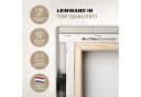 OneMillionCanvasses® Leinwandbild Abstrakt - Kunst - Grau, Fotodruck 30x20 cm Bild 3