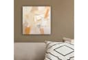 OneMillionCanvasses® Leinwandbild Abstrakt Beige Orange Kunst Modern Bild 4