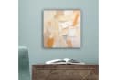 OneMillionCanvasses® Leinwandbild Abstrakt Beige Orange Kunst Modern Bild 5