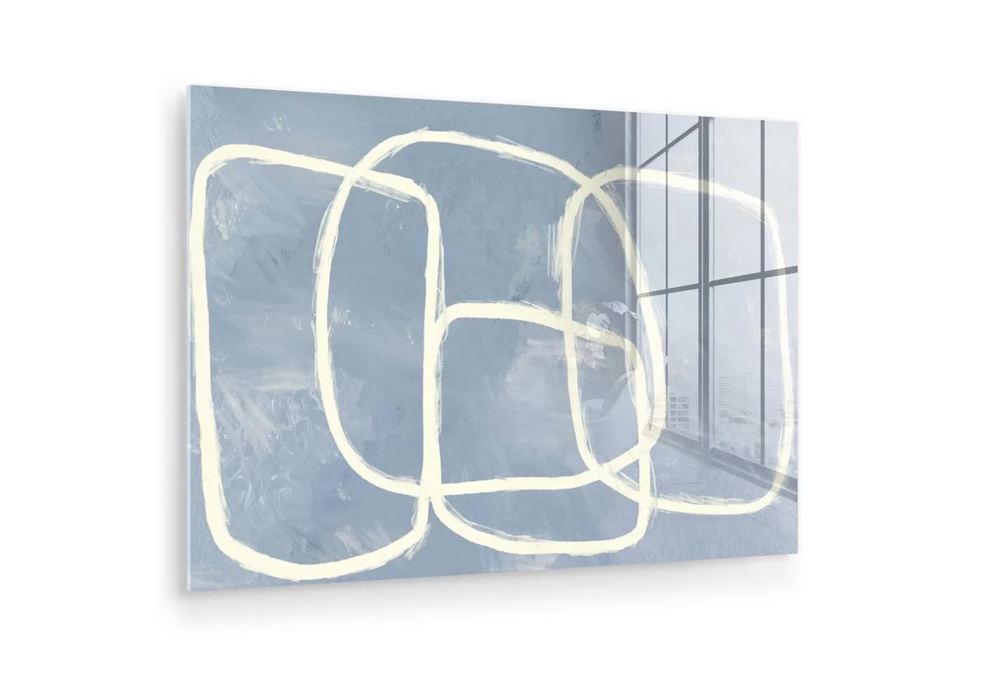 MuchoWow Acrylglasbild Abstrakt Blau Modern - Bild 2