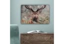OneMillionCanvasses® Leinwandbild Hirsche Natur Herbst Waldtiere Fotodruck Bild 5