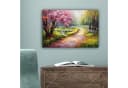 OneMillionCanvasses® Leinwandbild Aquarell - Natur - Bäume - Kunst - Blumen Bild 5