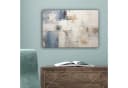 OneMillionCanvasses® Leinwandbild Aquarell Abstrakt Blau Grau 30x20 cm Bild 5