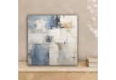 OneMillionCanvasses® Leinwandbild Aquarell Abstrakt Blau Grau 20x20 cm Bild 1