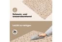 MuchoWow Platzset Herzen Braun - Vinyl Tischset mit Muster Bild 5