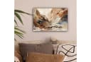 OneMillionCanvasses® Leinwandbild Abstrakt Beige Modern Bild 1