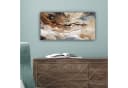 OneMillionCanvasses® Leinwandbild Panorama Abstrakt Beige Modern Bild 5
