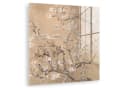 MuchoWow Acrylglasbild Mandelblüte Beige Van Gogh Bild 2