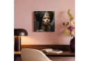 OneMillionCanvasses® Leinwandbild Frau Gold Schwarz Luxus Porträt Bild 4