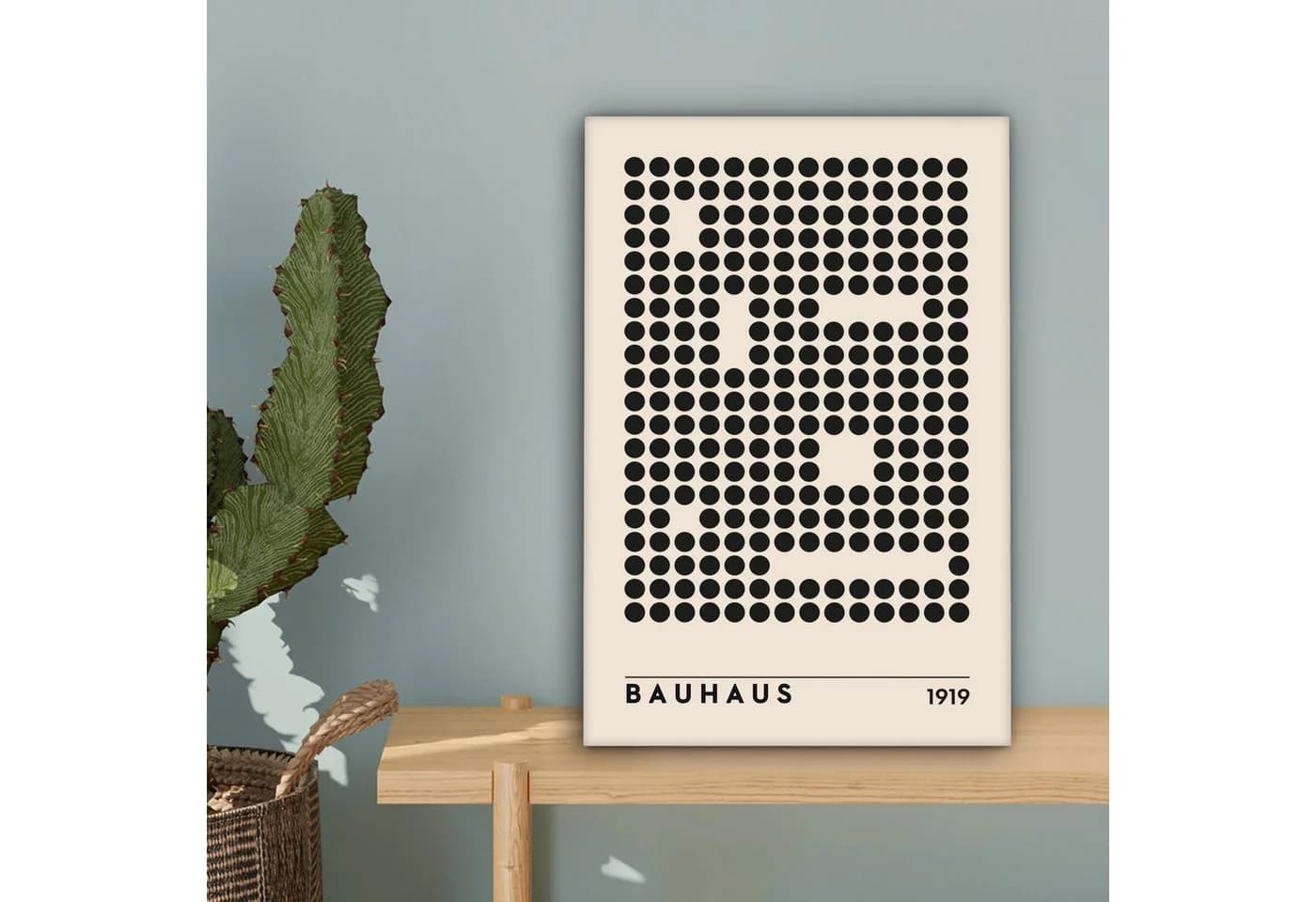 OneMillionCanvasses Leinwandbild Bauhaus Retro Schwarz - Bild 5