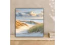 OneMillionCanvasses® Leinwandbild Strand Dünen Wattenmeer 20x20 cm Bild 1