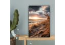 OneMillionCanvasses® Leinwandbild Strand Dünen Meer Sand Hochgras Fotodruck Bild 5