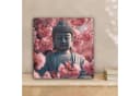 OneMillionCanvasses Leinwandbild Buddha Sakura 20x20 cm Bild 1