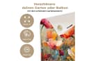 OnlyWow Gartenposter Blumen Aquarell PVC wetterfest Bild 3