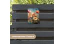 OnlyWow Gartenposter Blumen Aquarell PVC wetterfest Bild 4