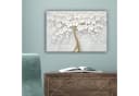 OneMillionCanvasses® Leinwandbild Baum Weiß Abstrakt Blume Gold Fotodruck 30x20 cm Bild 5