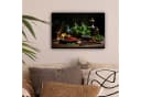 OneMillionCanvasses® Leinwandbild Kräuter-Stillleben Schwarz Bild 1
