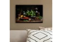 OneMillionCanvasses® Leinwandbild Kräuter-Stillleben Schwarz Bild 4
