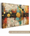OneMillionCanvasses® Leinwandbild Abstrakt Gold 30x20 cm Bild 2