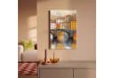 OneMillionCanvasses® Leinwandbild Graben - Häuser - Kunst, Fotodruck 20x30 cm Bild 1