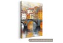 OneMillionCanvasses® Leinwandbild Graben - Häuser - Kunst, Fotodruck 20x30 cm Bild 2