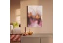 OneMillionCanvasses Leinwandbild Lila Abstrakt Gold Fotodruck Wandbild Bild 1