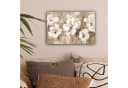 OneMillionCanvasses® Leinwandbild Blumen Beige Modern Retro Bild 1