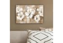 OneMillionCanvasses® Leinwandbild Blumen Beige Modern Retro Bild 4