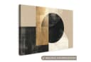 OneMillionCanvasses® Leinwandbild Abstrakt Modern Schwarz Gold Fotodruck 30x20 cm Bild 2