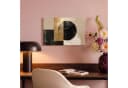 OneMillionCanvasses® Leinwandbild Abstrakt Modern Schwarz Gold Fotodruck 30x20 cm Bild 4