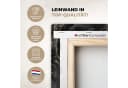OneMillionCanvasses Leinwandbild Rosen Schwarz Gold Wanddekoration Bild 3