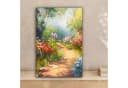 OneMillionCanvasses® Leinwandbild Natur Blumen Landschaft Bunt Bild 1
