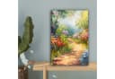 OneMillionCanvasses® Leinwandbild Natur Blumen Landschaft Bunt Bild 5