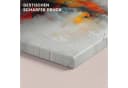 OneMillionCanvasses® Leinwandbild Modern - Orange Grau - 30x20 cm Bild 3