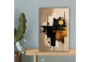 OneMillionCanvasses® Leinwandbild Abstrakt Schwarz Gold Modern Bild 5