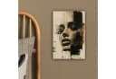 OneMillionCanvasses® Leinwandbild Frau Abstrakt Beige Bild 4